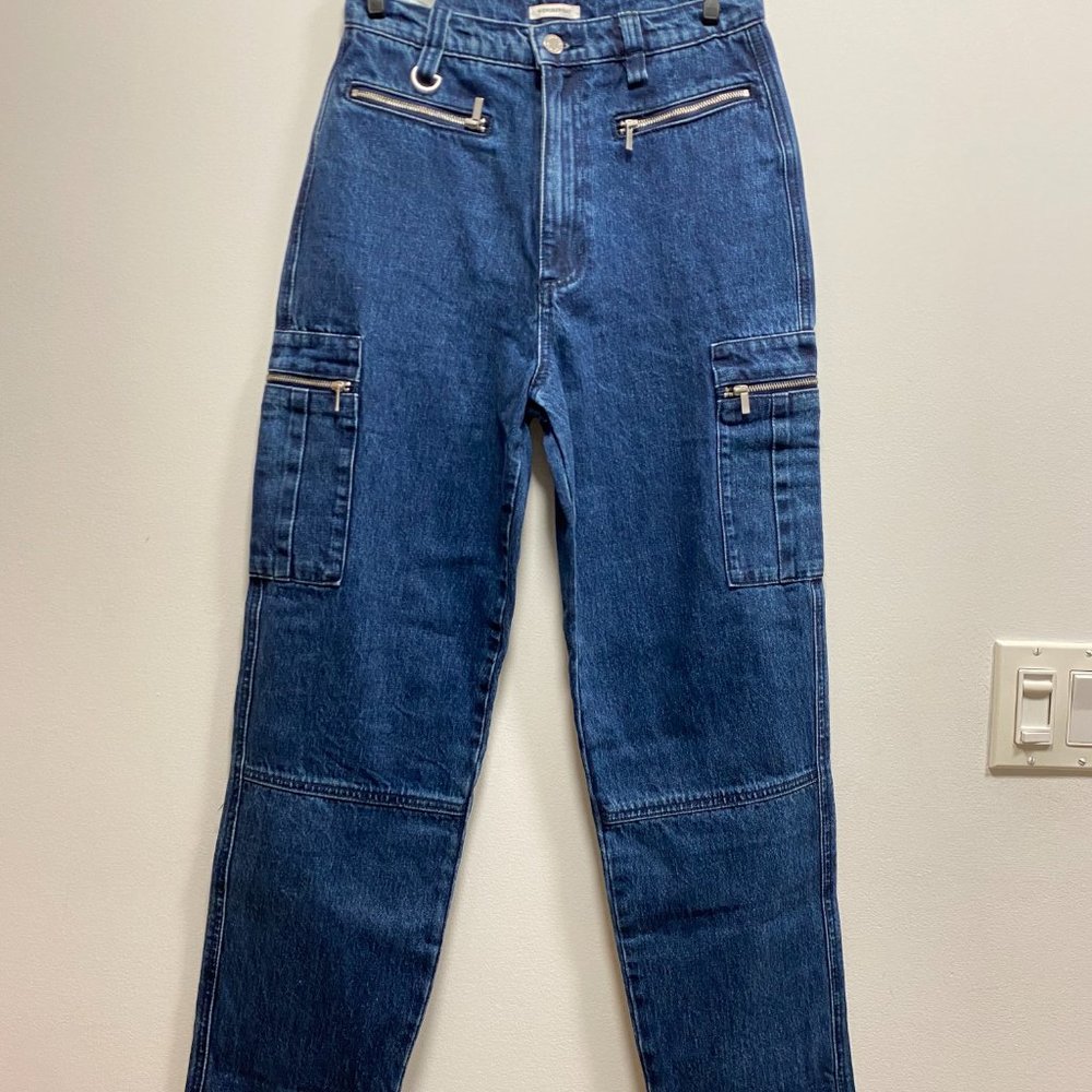WeWoreWhat Broome Wide Leg Utility Jeans